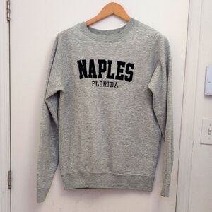 Gray Naples Florida Men's Sweater Size Small